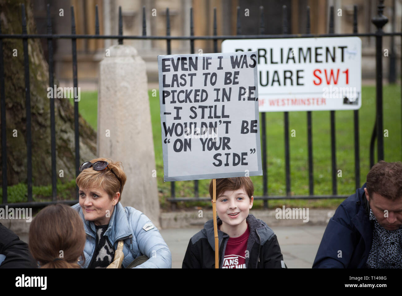 Mettez-Le Aux Gens En Marche Dans Le Centre De Londres, Londres.Uk. 23 Mars 2019.Crédit : Ng’Ang’A/Alay Live News. Banque D'Images