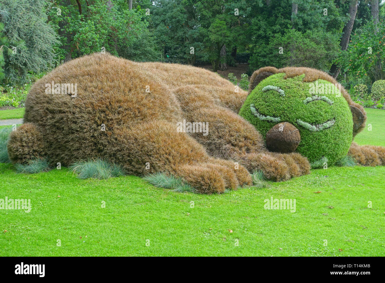 Nantes, Jardin des Plantes ; Le Voyage à Nantes est un Sommerkulturprogramm, die Stadt wird mit Kunstobjekten und Kulturveranstaltungen, witzigen Inte Banque D'Images