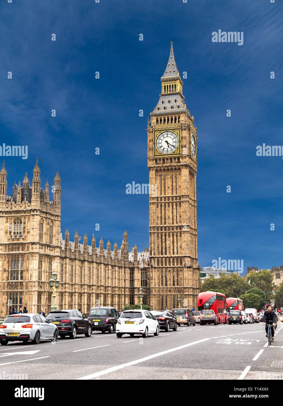 Londres, Royaume-Uni - 17 septembre 2016 : Londres est la capitale et la plus grande ville d'Angleterre et du Royaume-Uni. Londres est la ville la plus visitée au monde un Banque D'Images