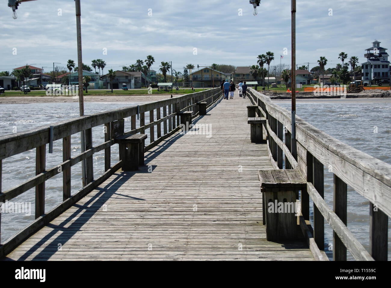 Sélection de marche sur la mer du golfe du Mexique Banque D'Images