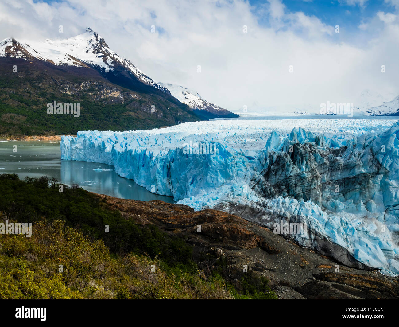 L'Argentine, El Calafate, Patagonie, Perito Moreno Glacier Banque D'Images