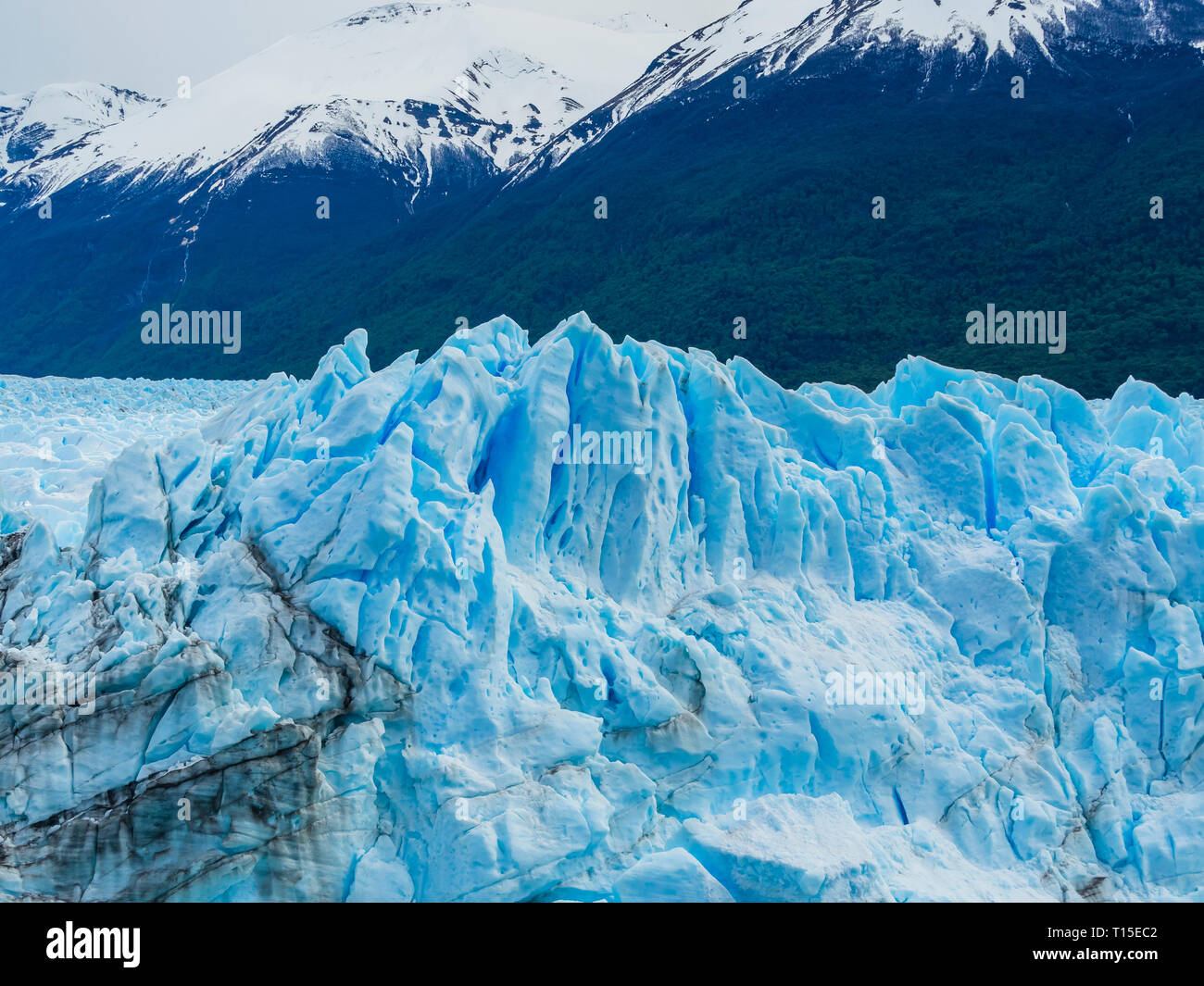 L'Argentine, El Calafate, Patagonie, Perito Moreno Glacier Banque D'Images