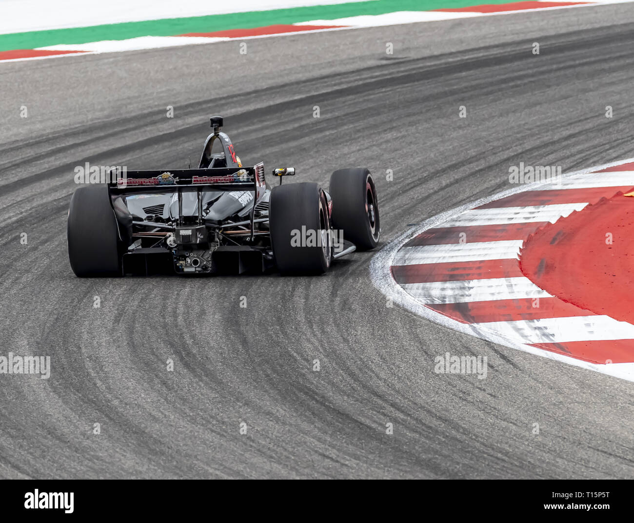 23 mars 2019 - Austin, Texas, États-Unis - SPENCER PIGOT (21) des États-Unis passe par les tours au cours de la pratique pour l'Indycar classique au Circuit Of The Americas à Austin, Texas. (Crédit Image : © Walter G Arce Sr Asp Inc/ASP) Banque D'Images