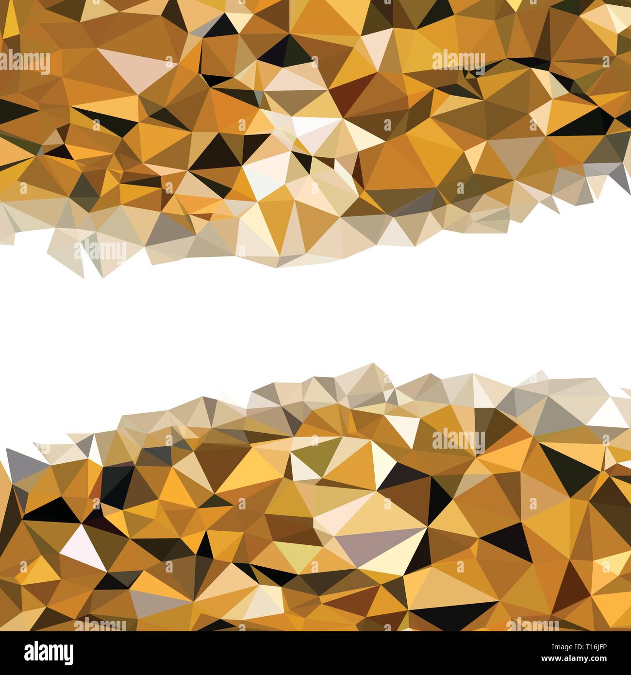 De couleur jaune doré élégant abstract background vector polygone faible Illustration de Vecteur