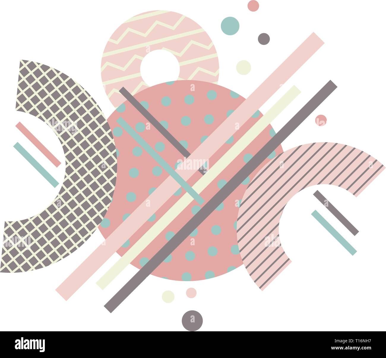 Abstract design de l'affiche. Composition géométrique. Contexte moderne design. Illustration de Vecteur