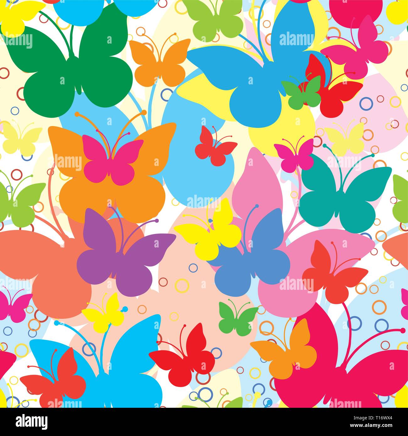 Couleurs de fond transparent avec les papillons, vector illustration Illustration de Vecteur