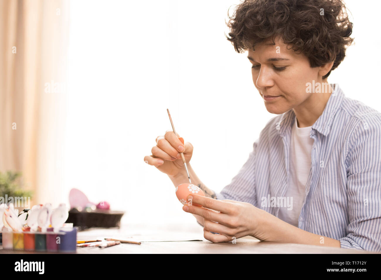 Peinture décoration de Pâques Banque D'Images