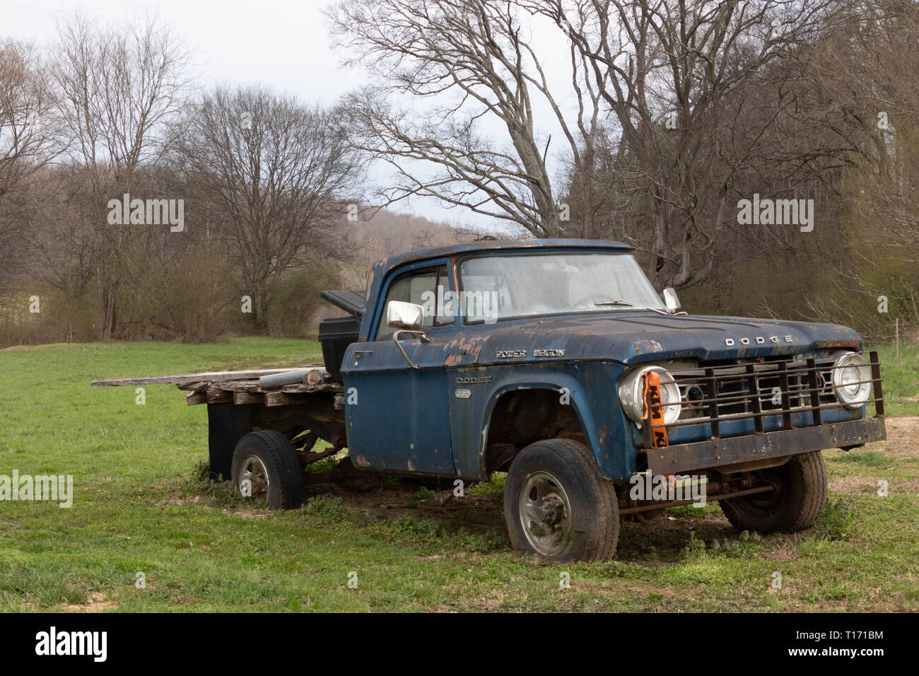 Camion en panne Banque D'Images