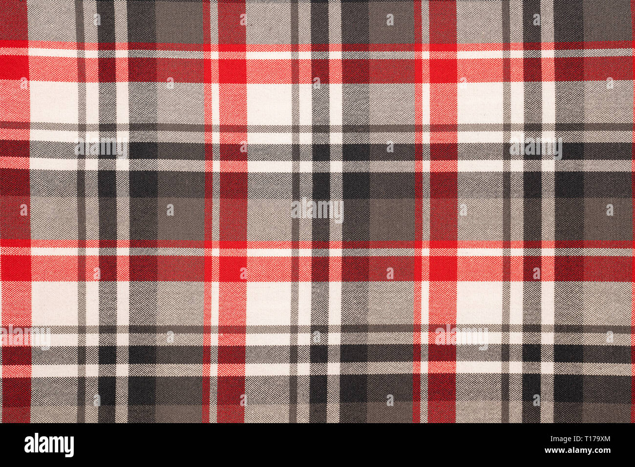 Plaid Tartan tissu de coton naturel. Texture transparente 600x600 pour l'arrière-plan. Banque D'Images