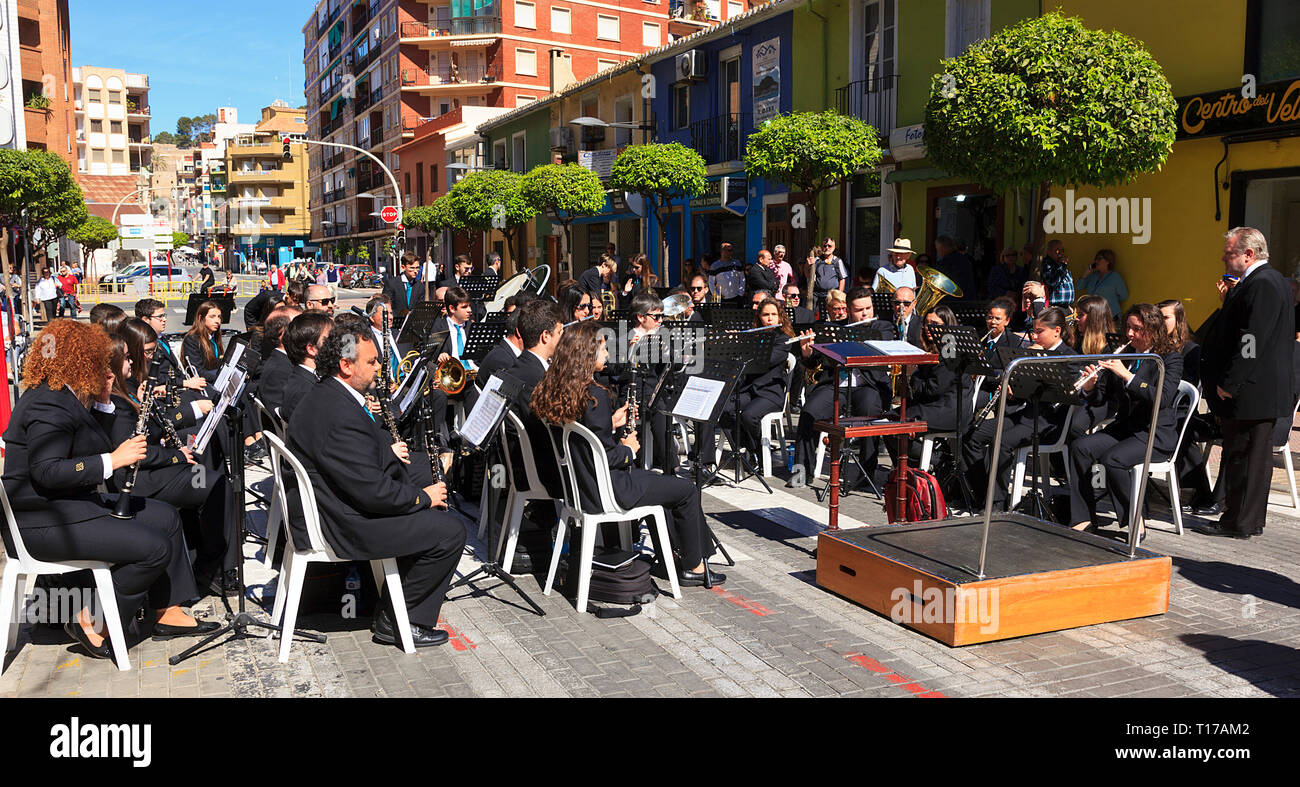 Groupe espagnol musique espagnole percussion Banque de photographies et