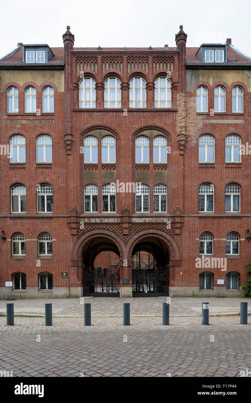Berlin. L'Allemagne. Synagogue sur Rykestraße, Prenzlauer Berg. Construit en 1904, conçu par l'architecte Johann Hoeniger (1850-1913). Banque D'Images