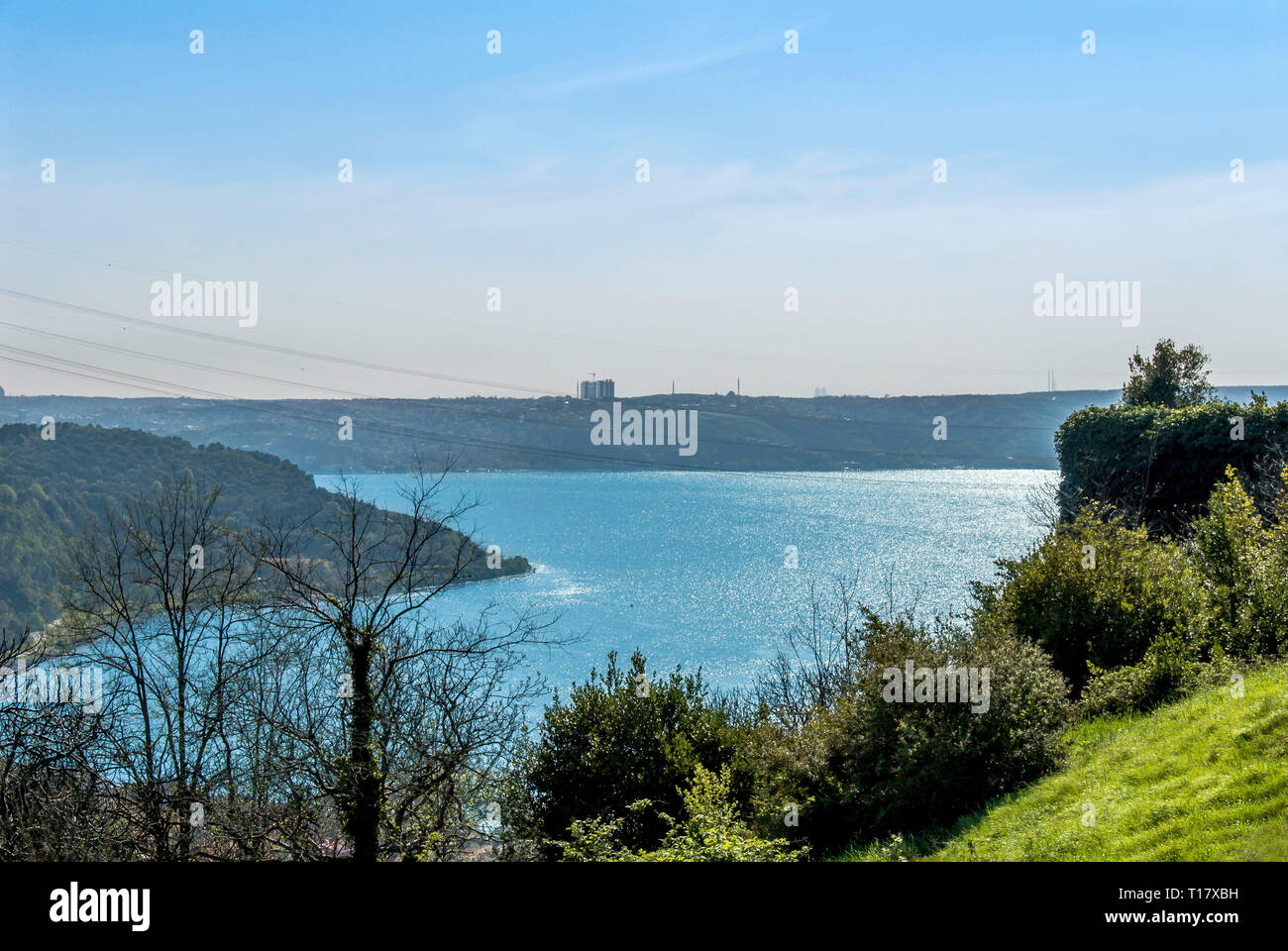 Istanbul, Turquie, 17 avril 2006, l'Anadolu Kavagi Bosphore : Banque D'Images