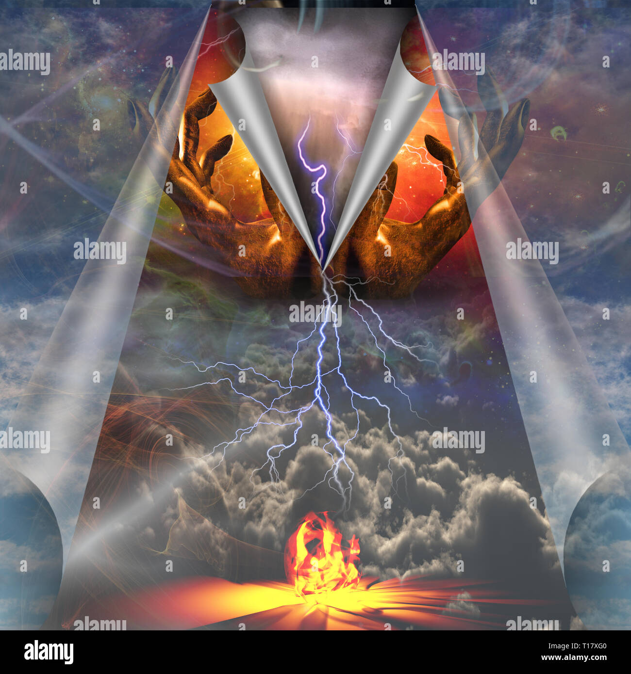 Le Surrealisme Mains De Dieu Dans Le Ciel Photo Stock Alamy Le Surrealisme Mains De Dieu Dans Le Ciel Photo Stock Alamy