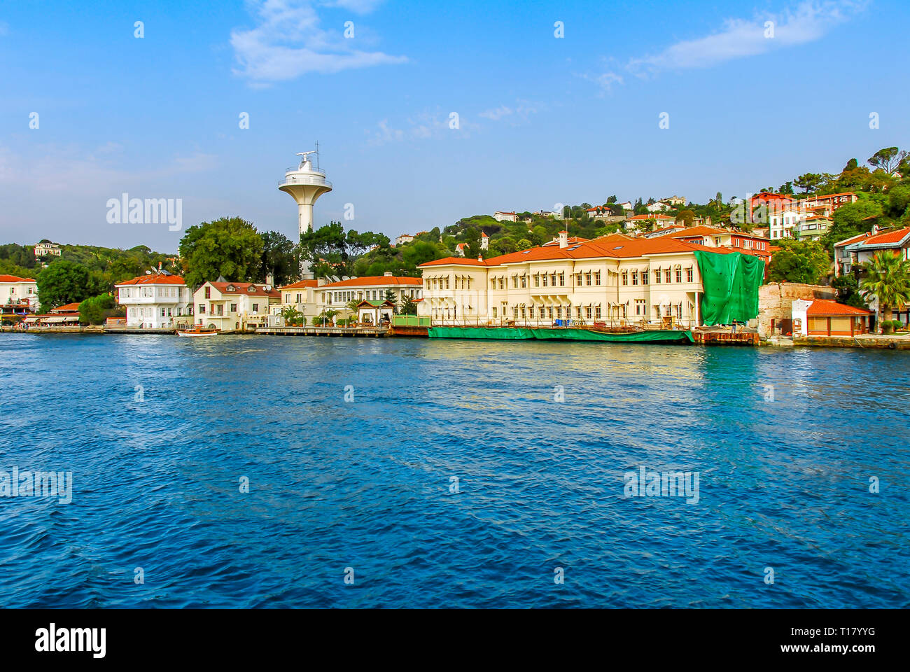Istanbul, Turquie, 02 Septembre 2017 : Bosphore Mansions, Kanlica, Uskudar Banque D'Images
