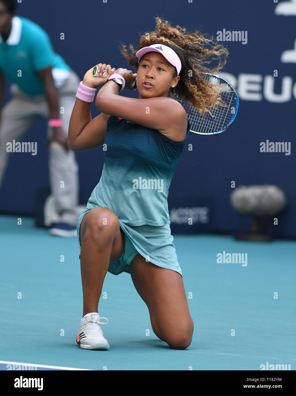 Miami, USA. Mar 23, 2019. Naomi Su-Wei Hsieh Osaka vs Stade sur cour au cours de l'Open de Miami qui a eu lieu au Hard Rock Stadium le 23 mars 2019 à Miami Gardens, en Floride. Credit : Mpi04/media/Alamy Punch Live News Banque D'Images