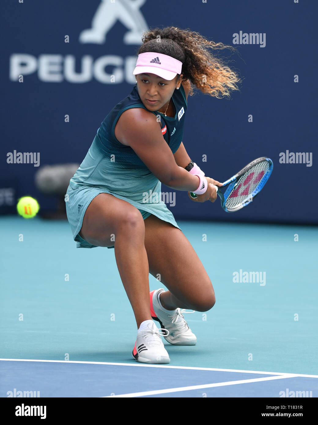 Miami, USA. Mar 23, 2019. Naomi Su-Wei Hsieh Osaka vs Stade sur cour au cours de l'Open de Miami qui a eu lieu au Hard Rock Stadium le 23 mars 2019 à Miami Gardens, en Floride. Credit : Mpi04/media/Alamy Punch Live News Banque D'Images