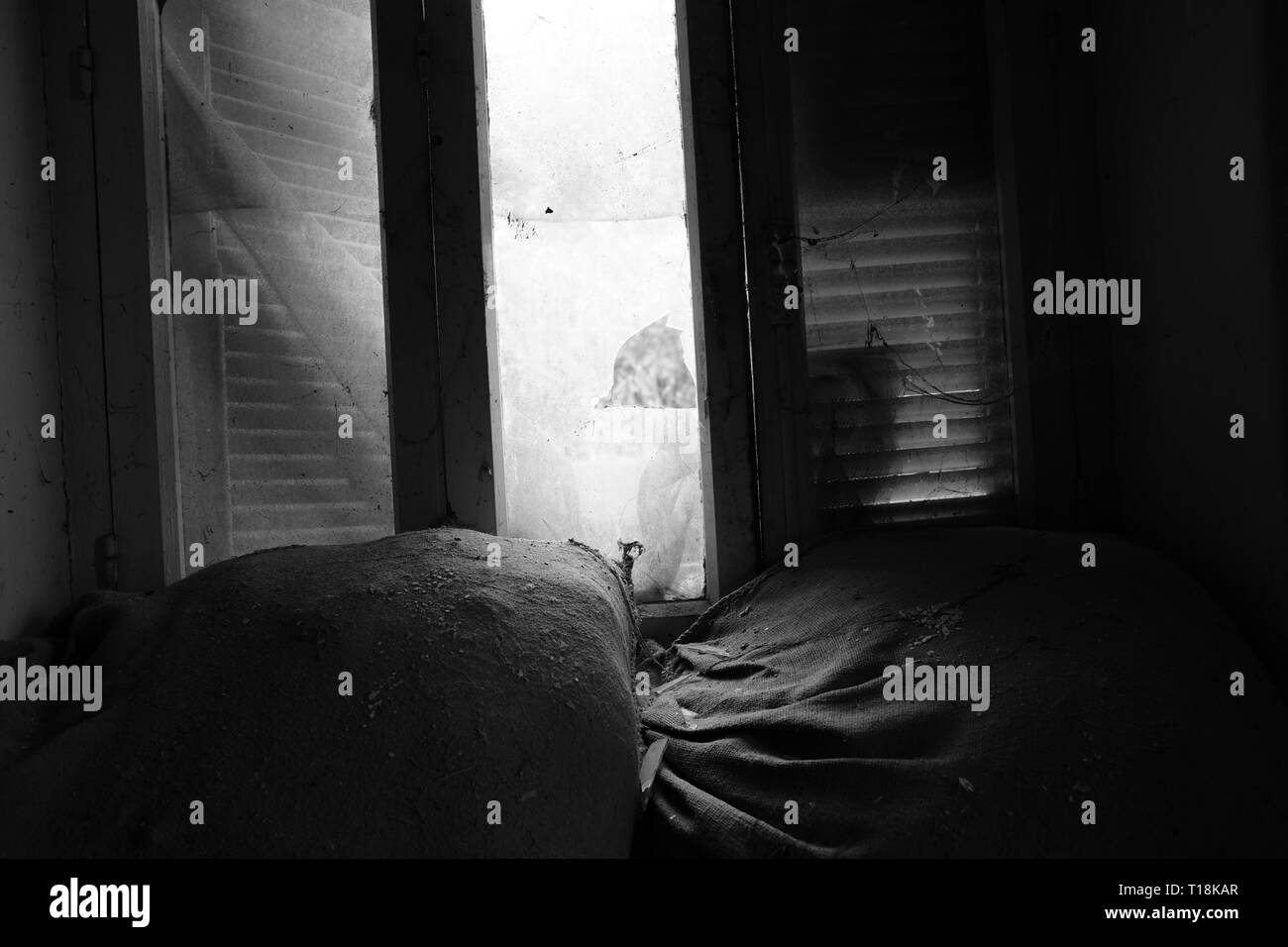 Nicosia est habitée depuis plus de 4500 ans et est la capitale de Chypre depuis le 10e siècle. Le pays divisé après la guerre de 1974. Banque D'Images