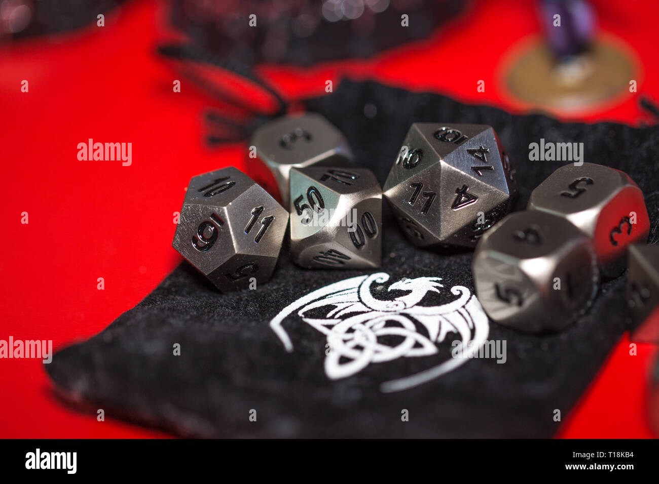 Soirée jeux avec des amis Banque D'Images