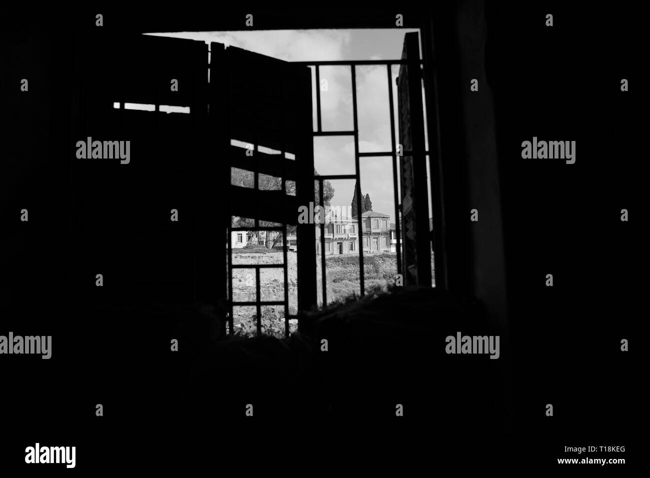 Nicosia est habitée depuis plus de 4500 ans et est la capitale de Chypre depuis le 10e siècle. Le pays divisé après la guerre de 1974. Banque D'Images