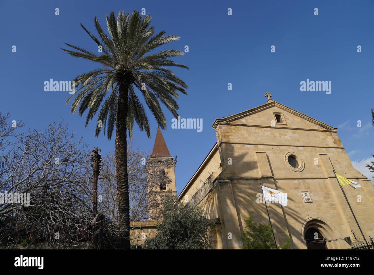 Nicosia est habitée depuis plus de 4500 ans et est la capitale de Chypre depuis le 10e siècle. Le pays divisé après la guerre de 1974. Banque D'Images