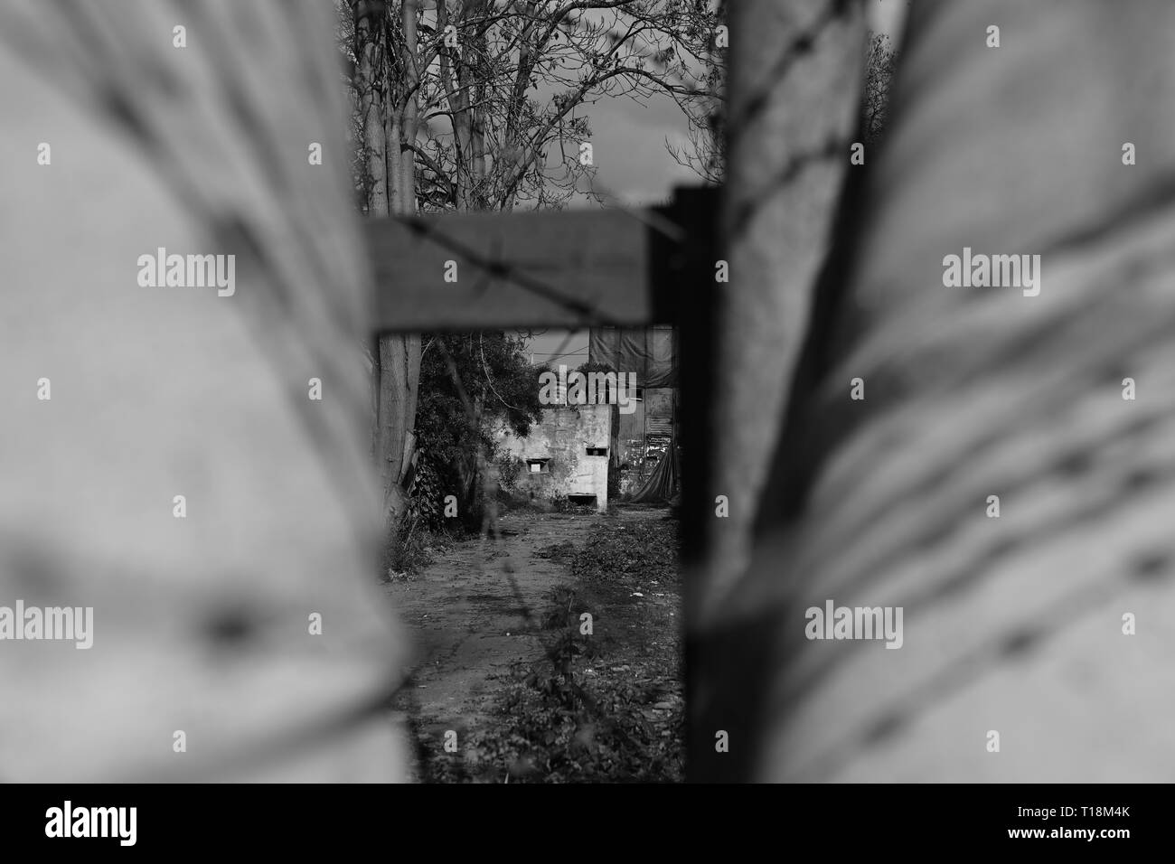 Nicosia est habitée depuis plus de 4500 ans et est la capitale de Chypre depuis le 10e siècle. Le pays divisé après la guerre de 1974. Banque D'Images