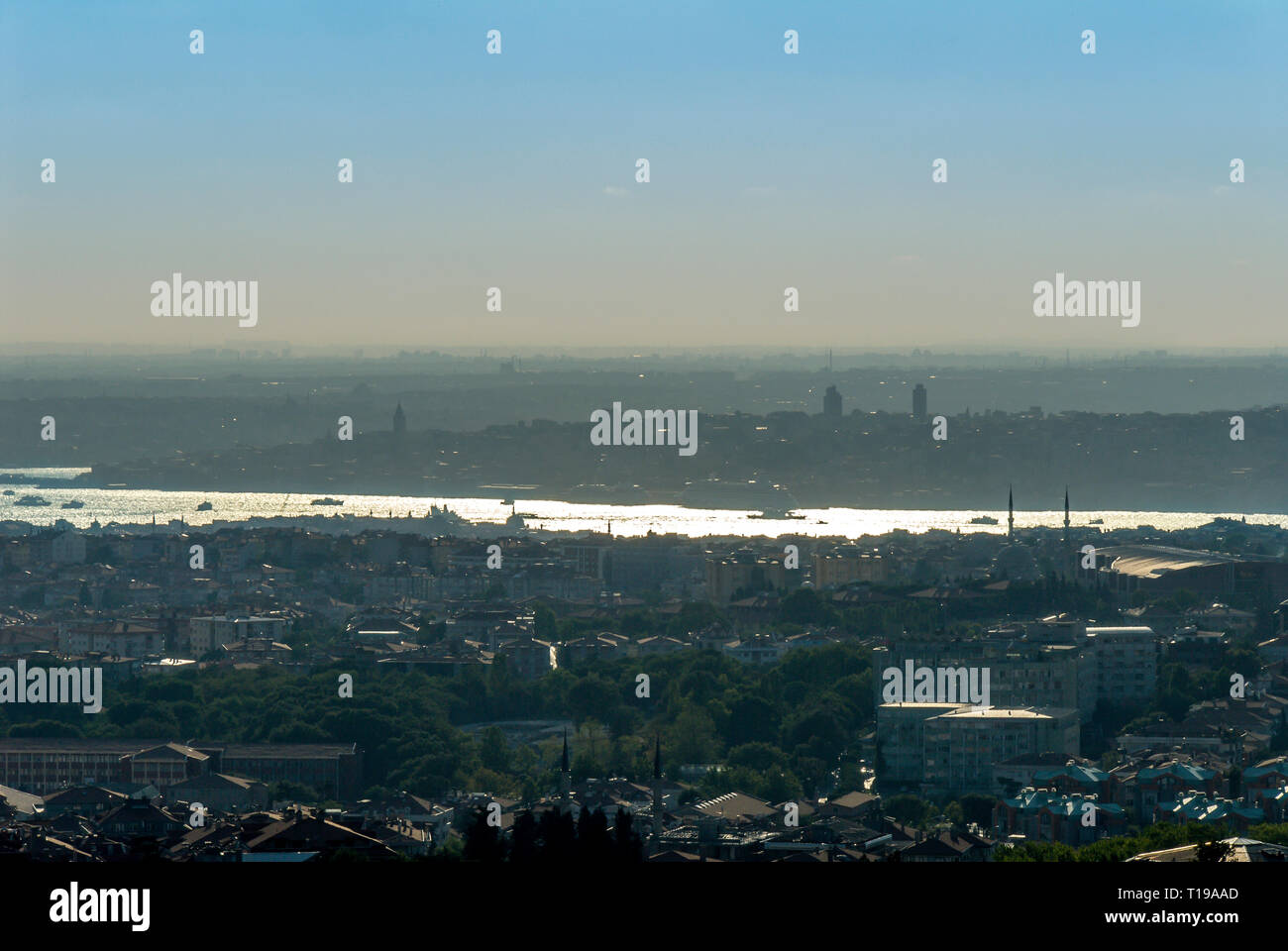 Istanbul, Turquie, 23 juillet 2006 : Avis d'Uskudar Banque D'Images