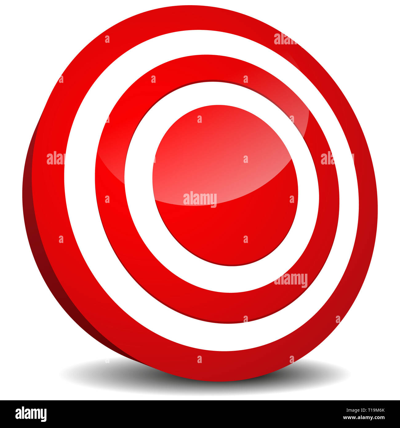 L Icone De Cible Objectif La Precision La Chance L Oeil De Taureaux La Pratique De La Cible Le Ciblage Marche Marketing L Objectif L Etablissement Des Objectifs De L Element De Conception Vector Icone Photo Stock