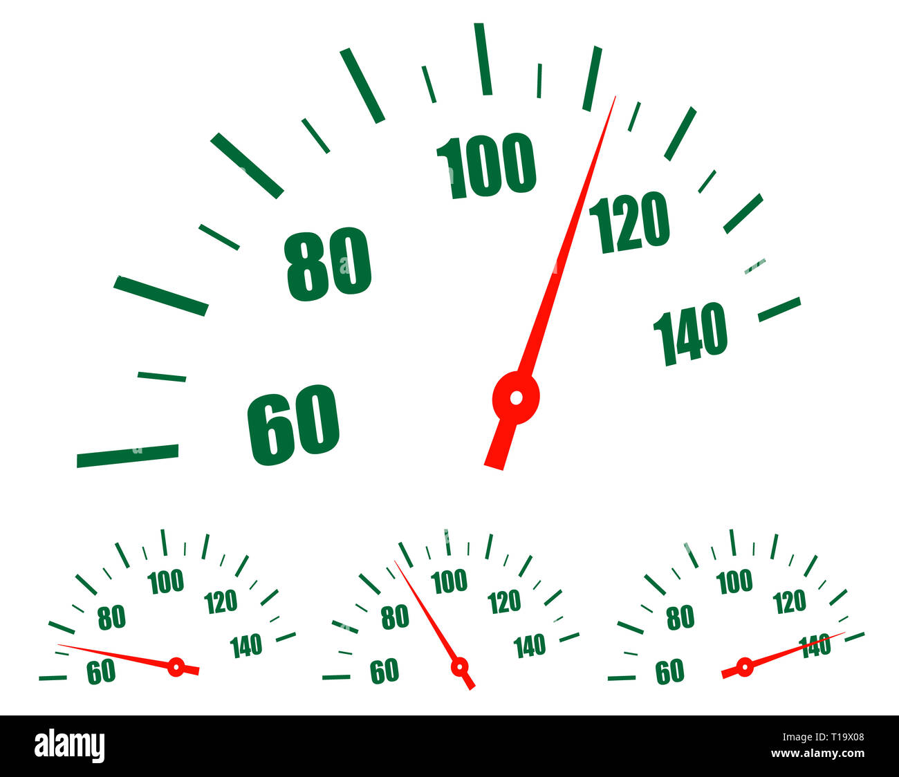 Compteur de vitesse Banque D'Images