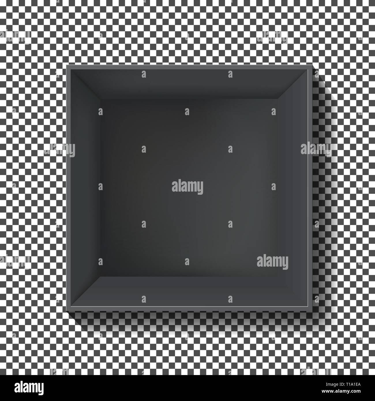 Vector black box Illustration de Vecteur