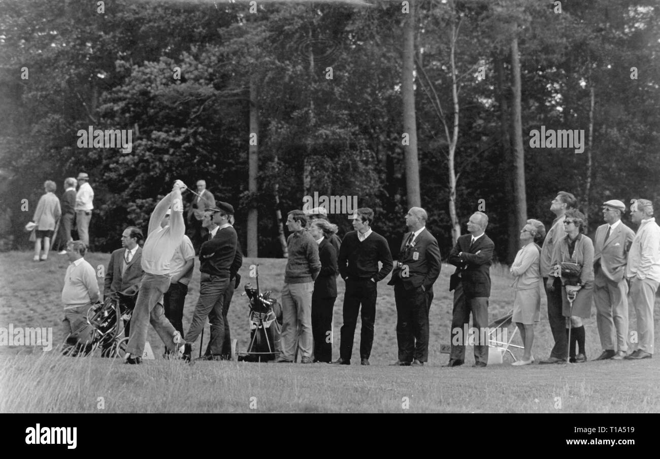 Sports nautiques, golf, tournoi de golf, Hambourg, vers 1970, Additional-Rights Clearance-Info-Not-Available- Banque D'Images