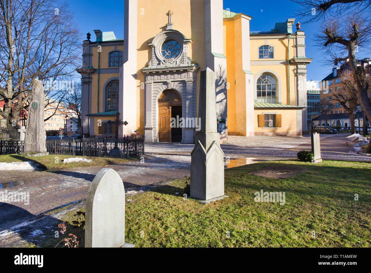 Maria Magdalena Kyrka (Maria Magdalena Church), Södermalm, à Stockholm, Suède, Scandinavie Banque D'Images