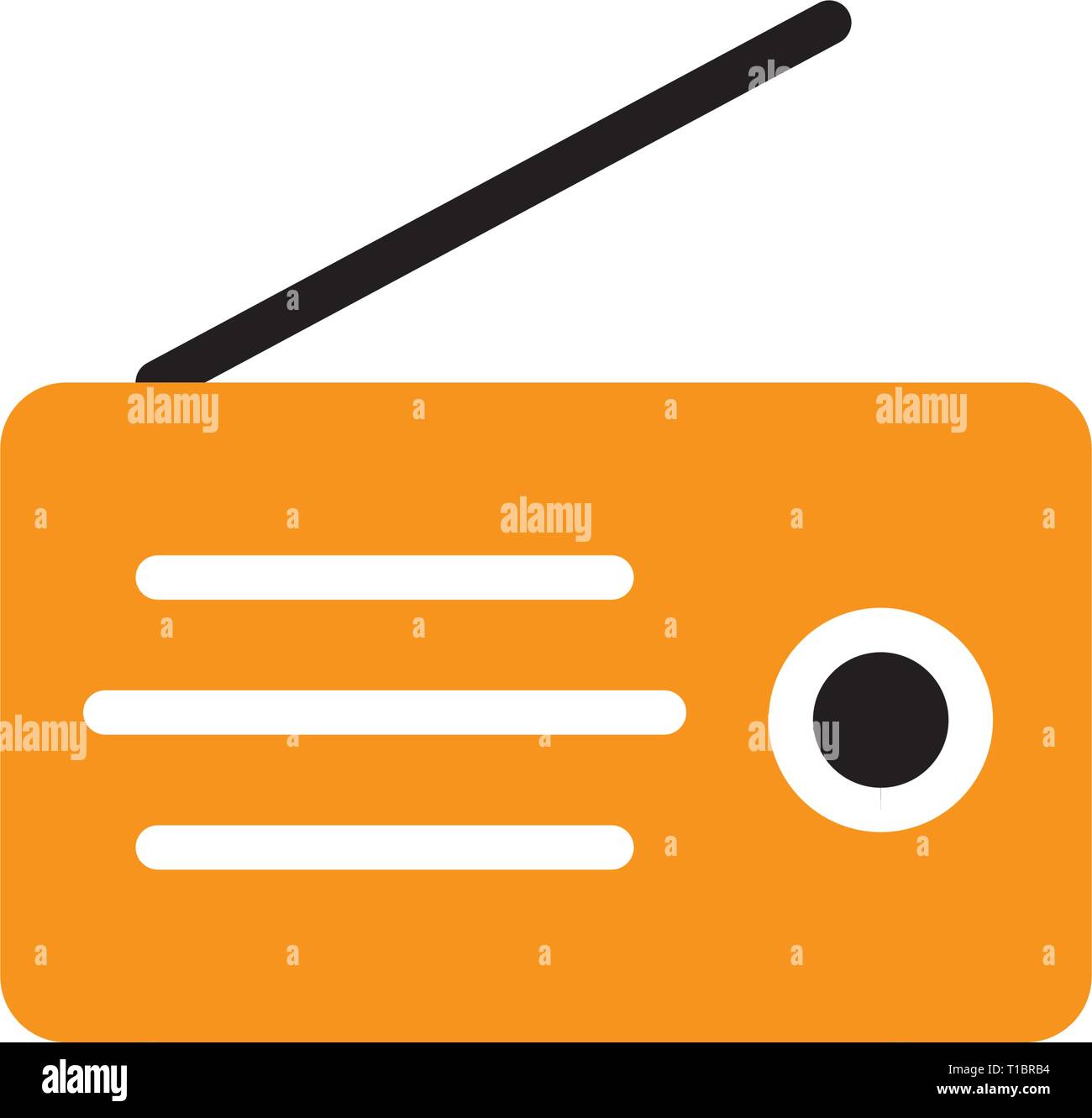 icône de la radio Illustration de Vecteur
