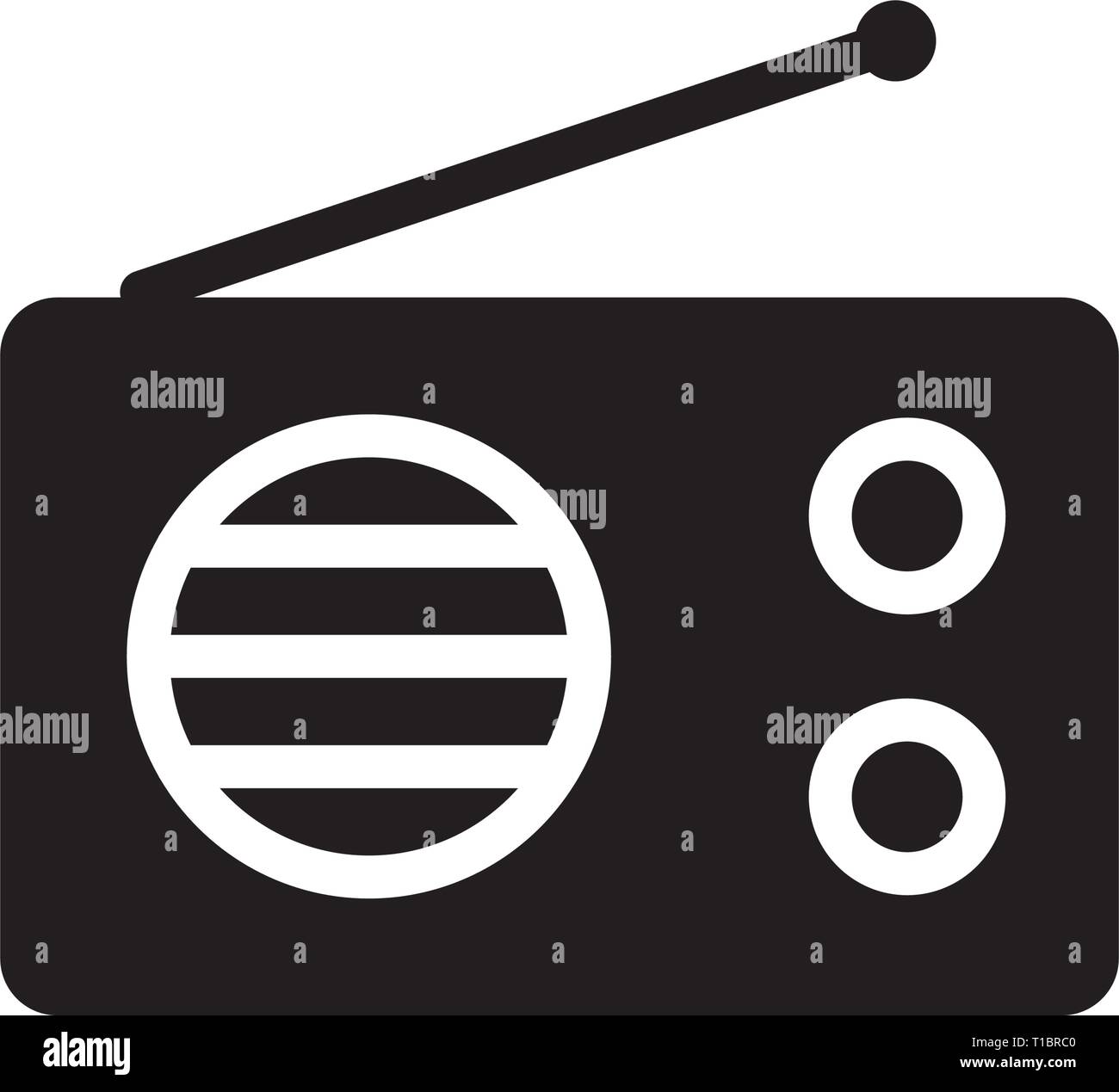 icône de la radio Illustration de Vecteur