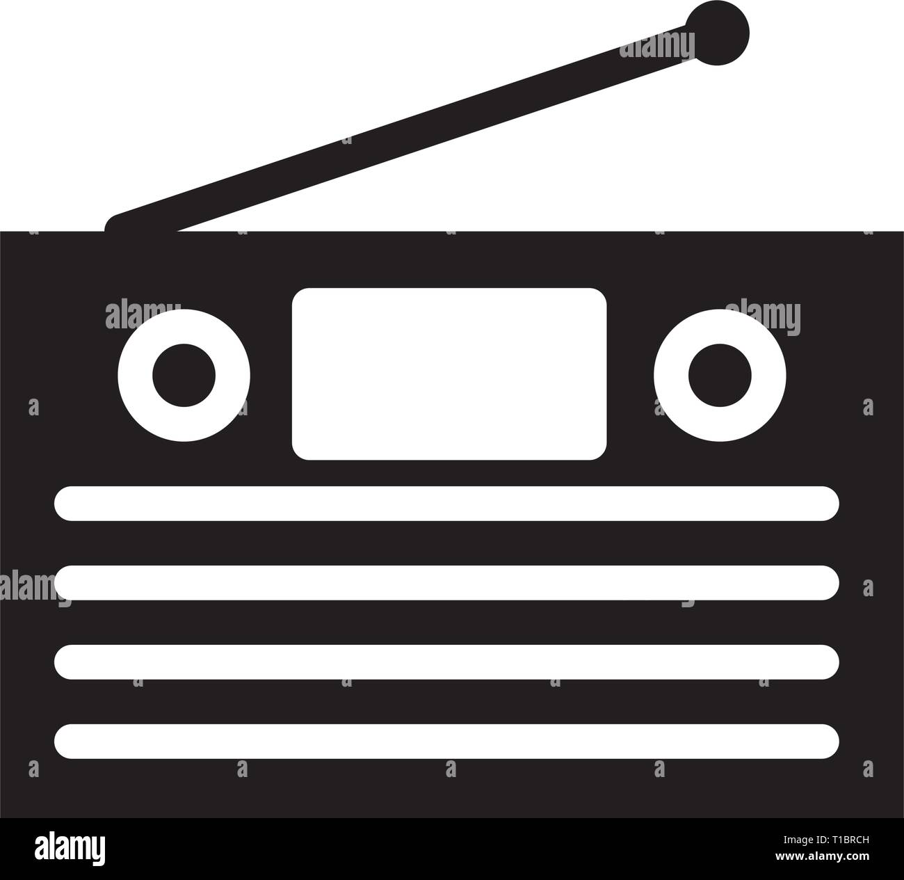 icône de la radio Illustration de Vecteur