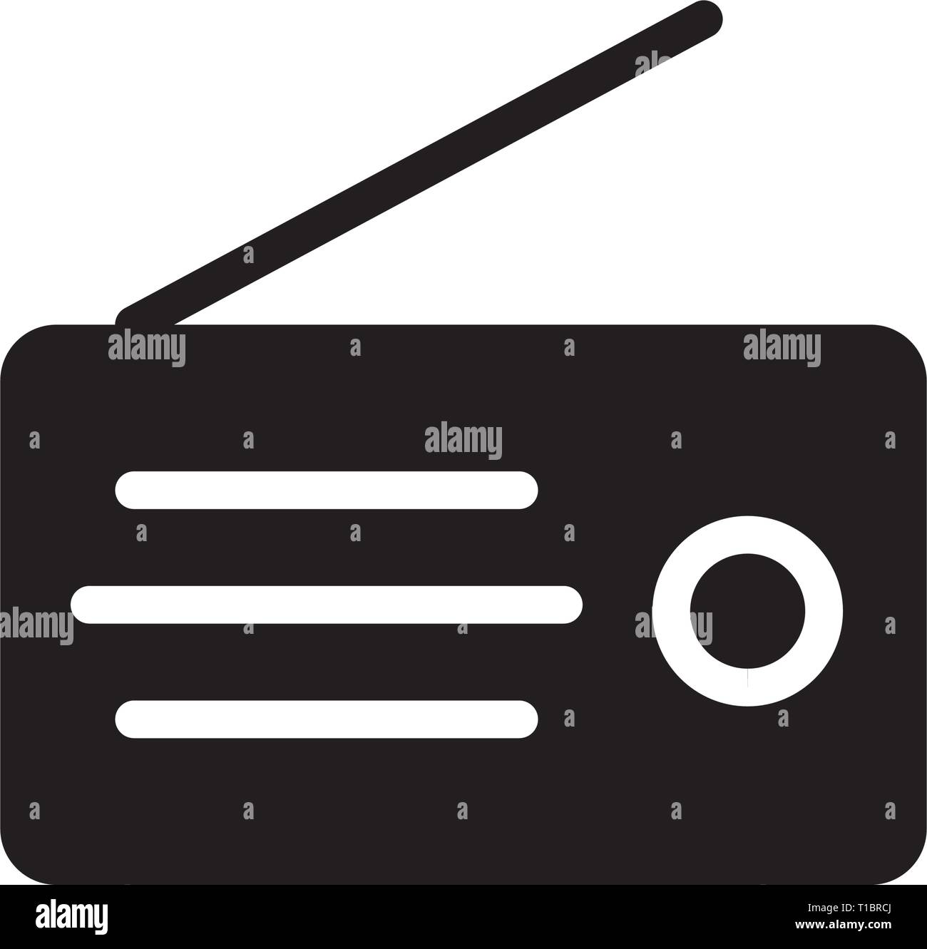 icône de la radio Illustration de Vecteur