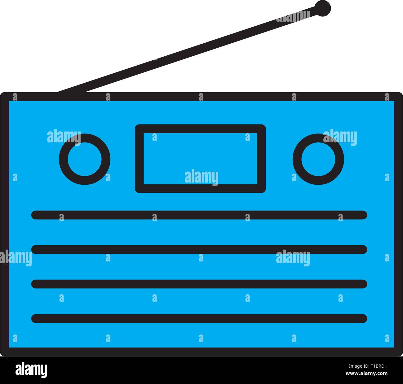 icône de la radio Illustration de Vecteur