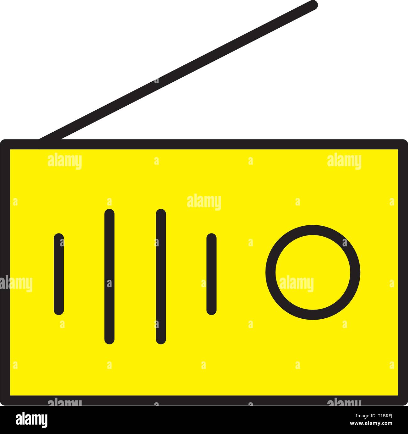 icône de la radio Illustration de Vecteur