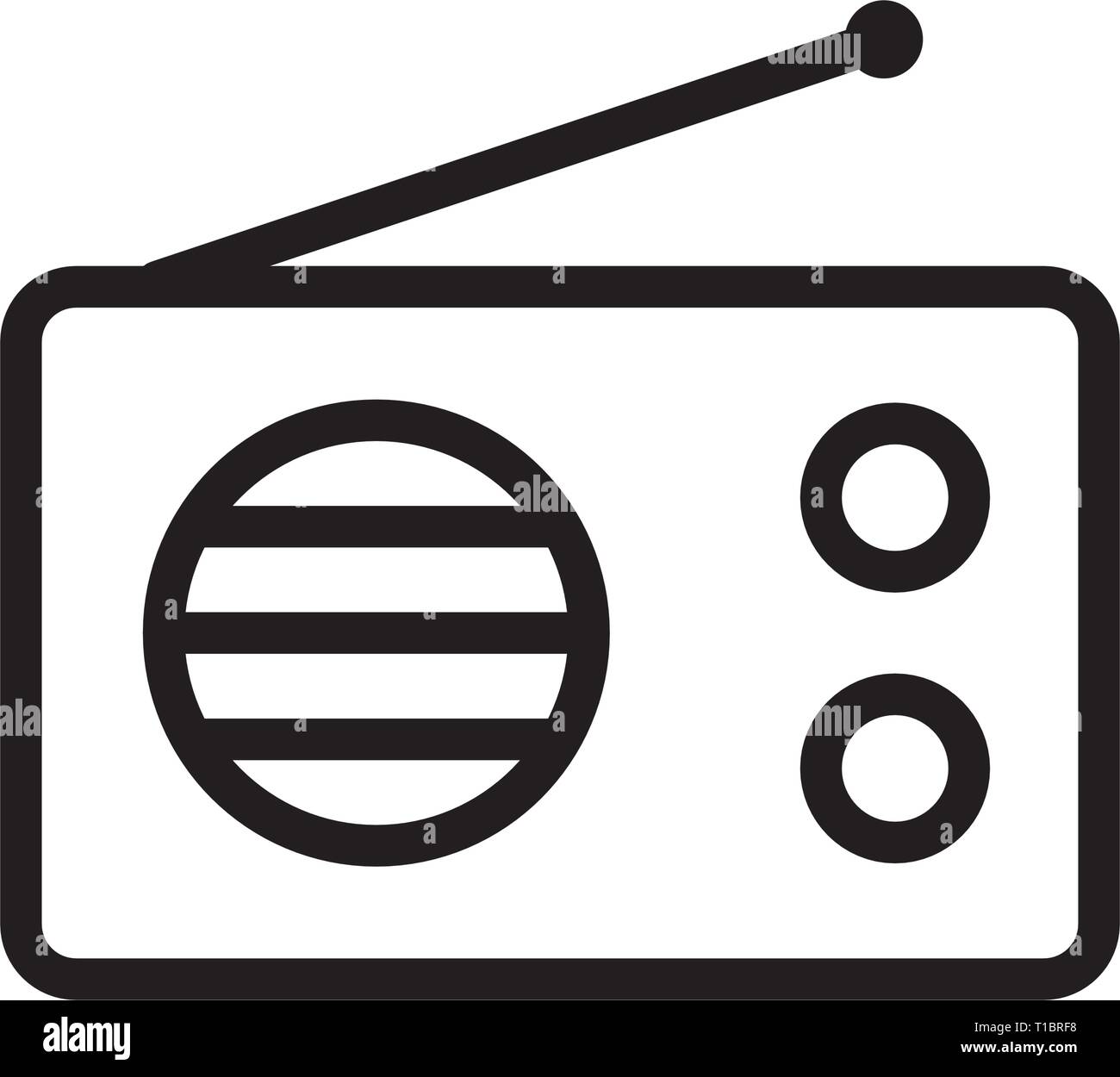 icône de la radio Illustration de Vecteur
