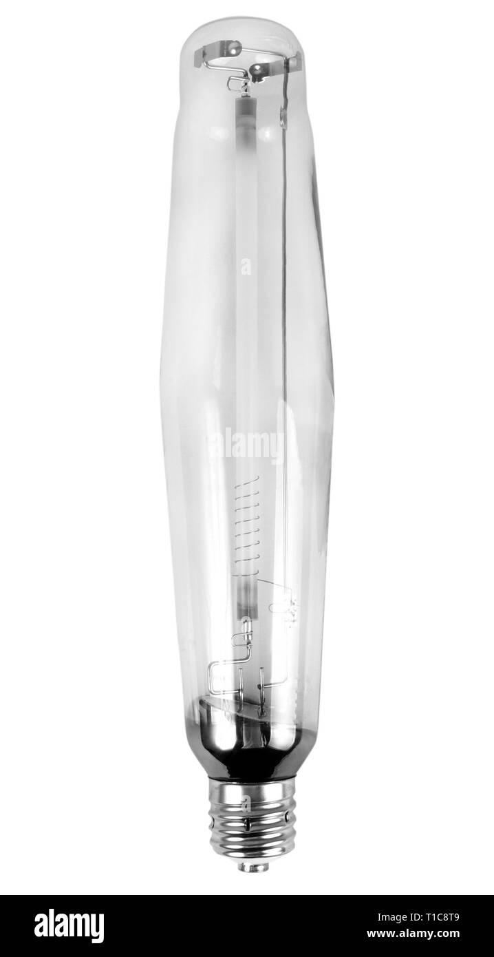 Lampe économique isolated on white Banque D'Images