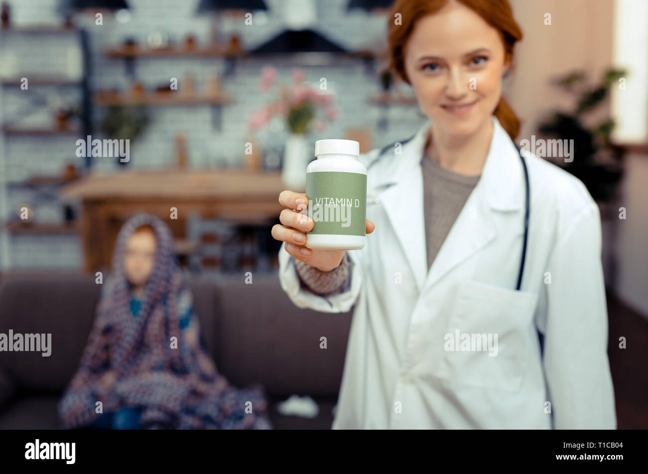 Focus sélectif de la médecine d'être recommandé à vous Banque D'Images