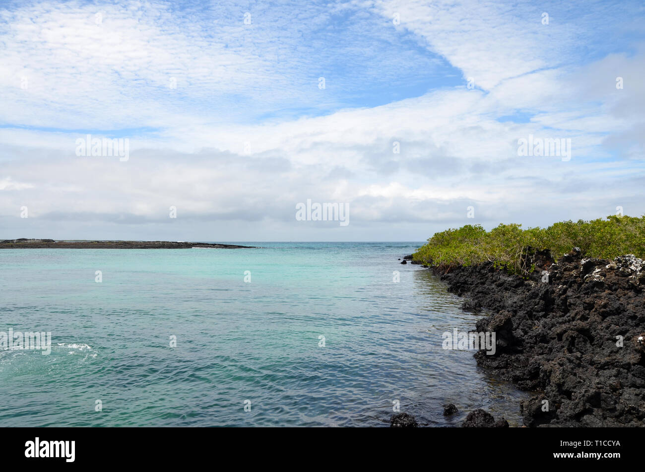 Aventure Plage Galápagos Banque D'Images