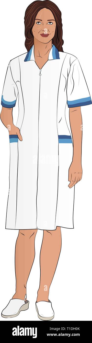 Les gens d'illustration vectorielle, professions. Un travailleur dans le domaine de la médecine Illustration de Vecteur