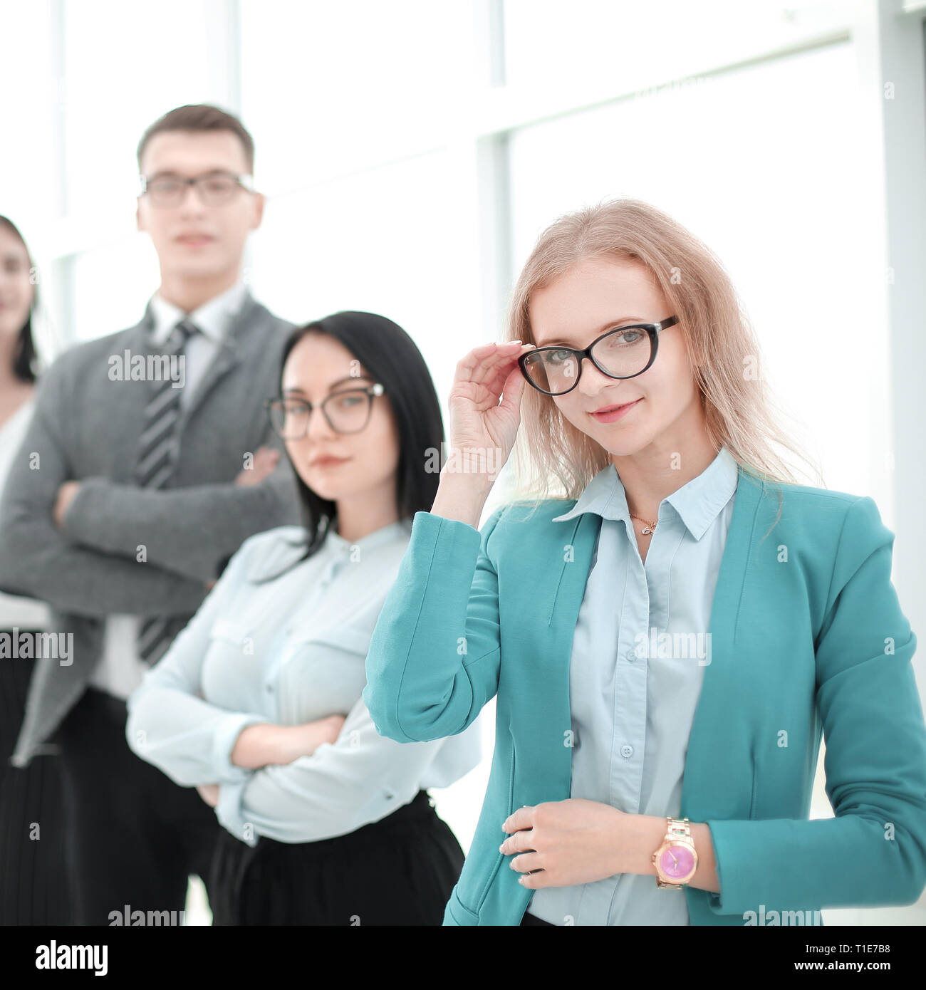 Image d'une équipe d'affaires professionnel Standing together Banque D'Images