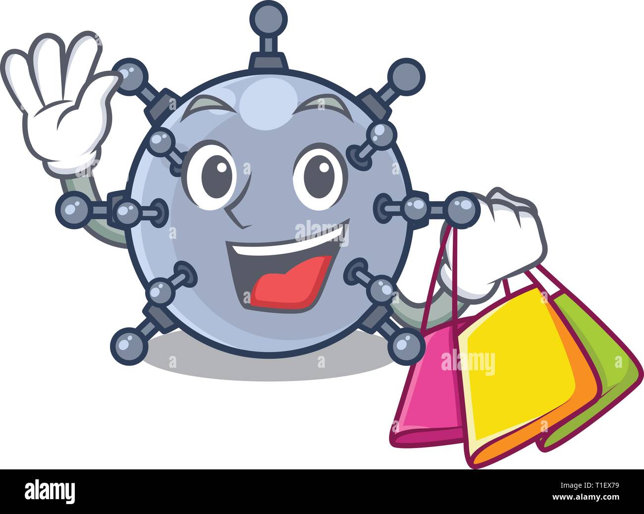 Sous l'eau à la mine d'achats la forme cartoon vector illustration Illustration de Vecteur