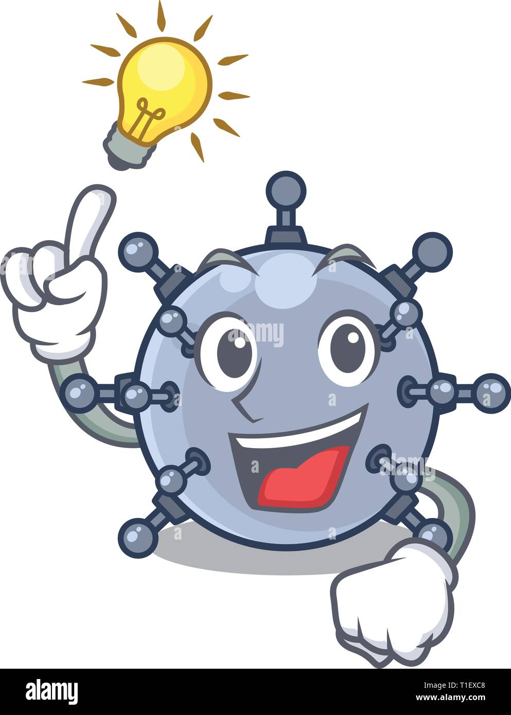 Avoir une idée de la mine en sous-marin miniature sac cartoon vector illustration Illustration de Vecteur