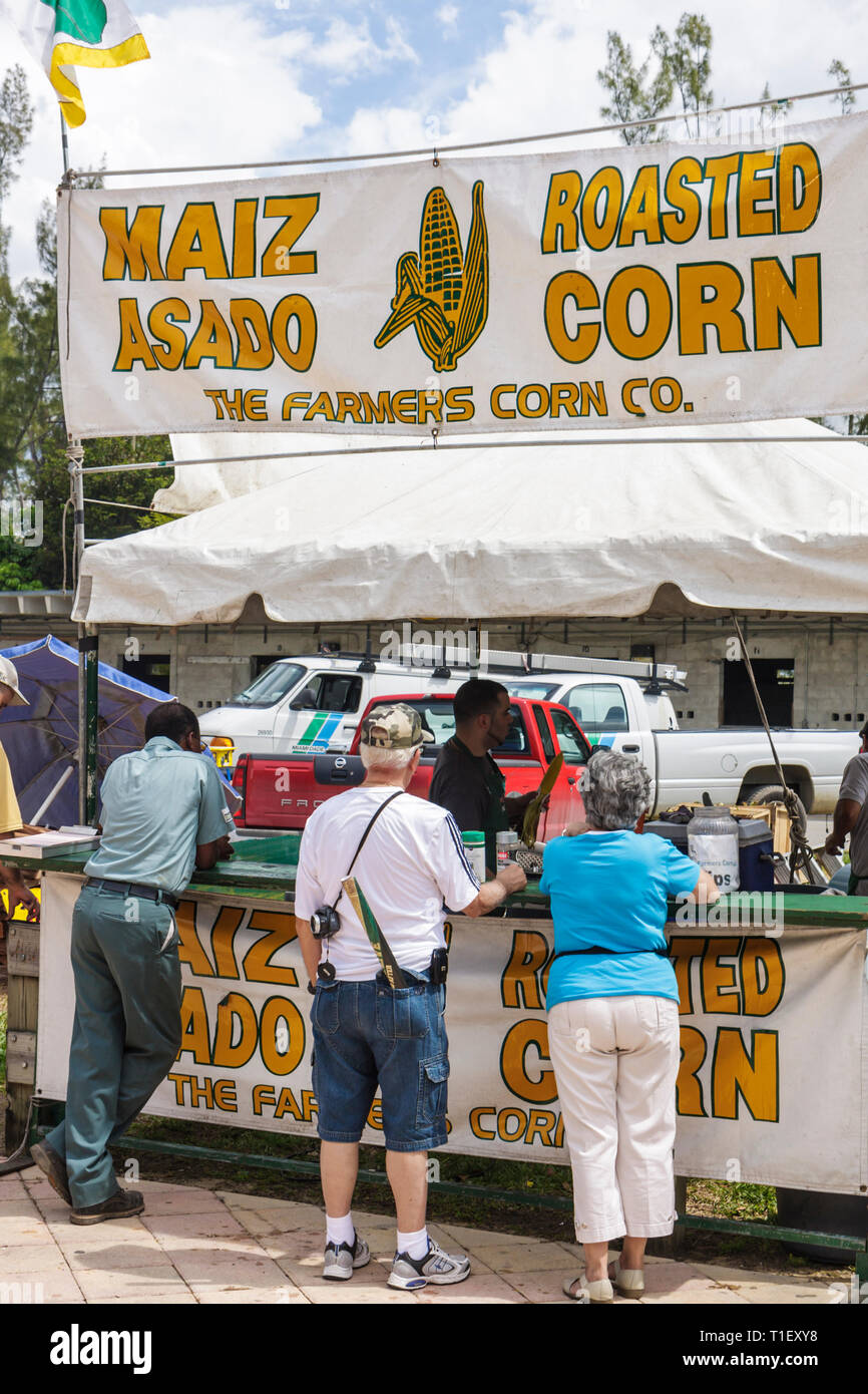 Miami Florida,Kendall,Tropical Park,Miami International Agriculture and Cattle Show,élevage,commerce du bétail,agro business,alimentaire,vendeur vendeurs, Banque D'Images