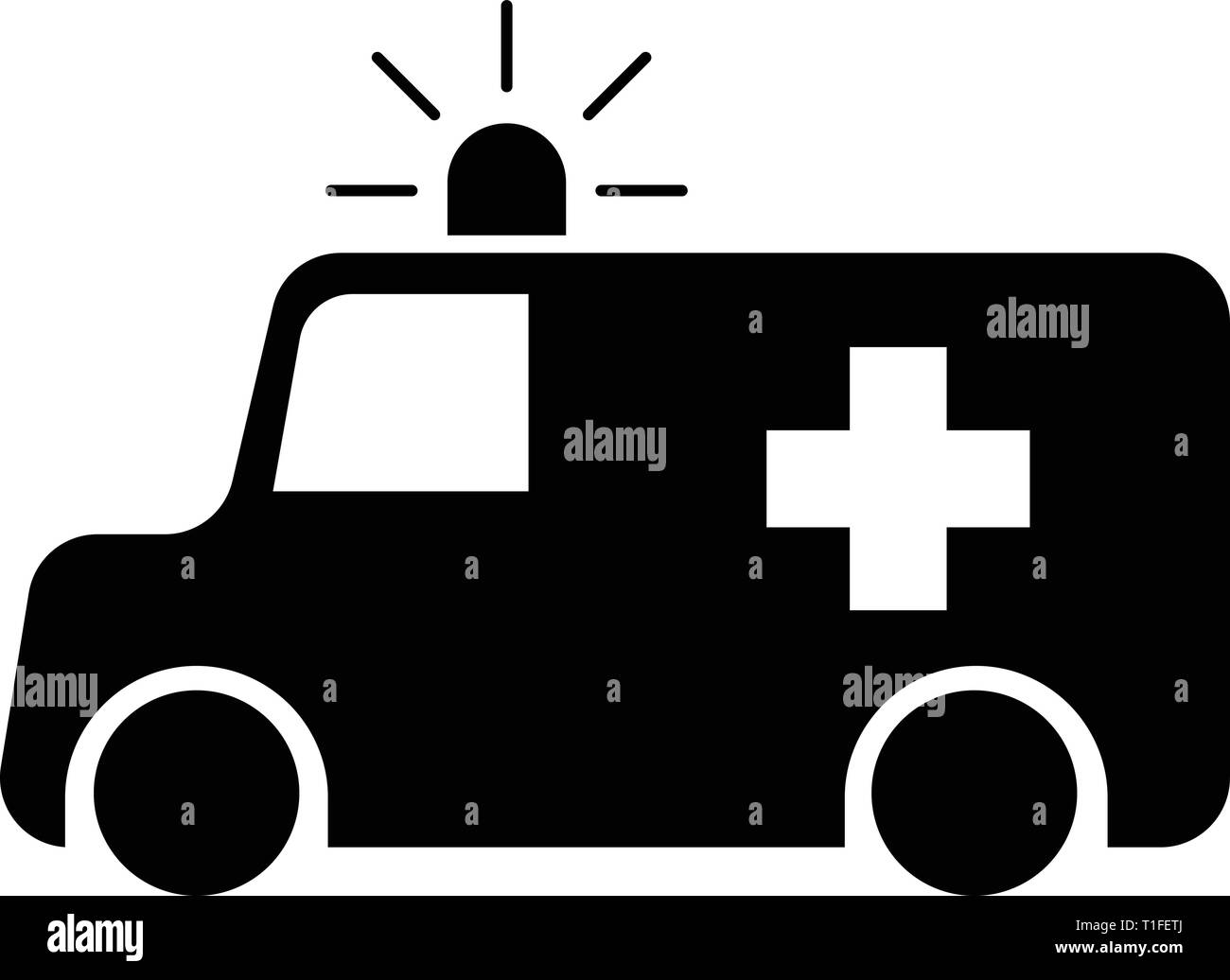 Vecteur Icône Ambulance Illustration de Vecteur
