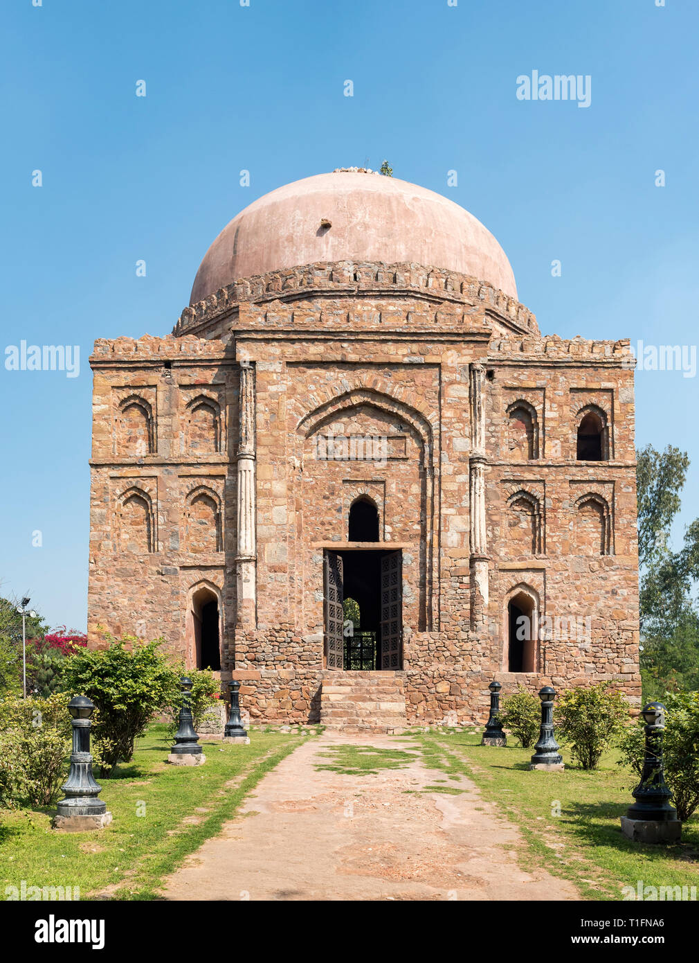 Dadi-Poti Dadi-Poti (tombes de Gumbad ka), Hauz Khas, New Delhi, Inde Banque D'Images