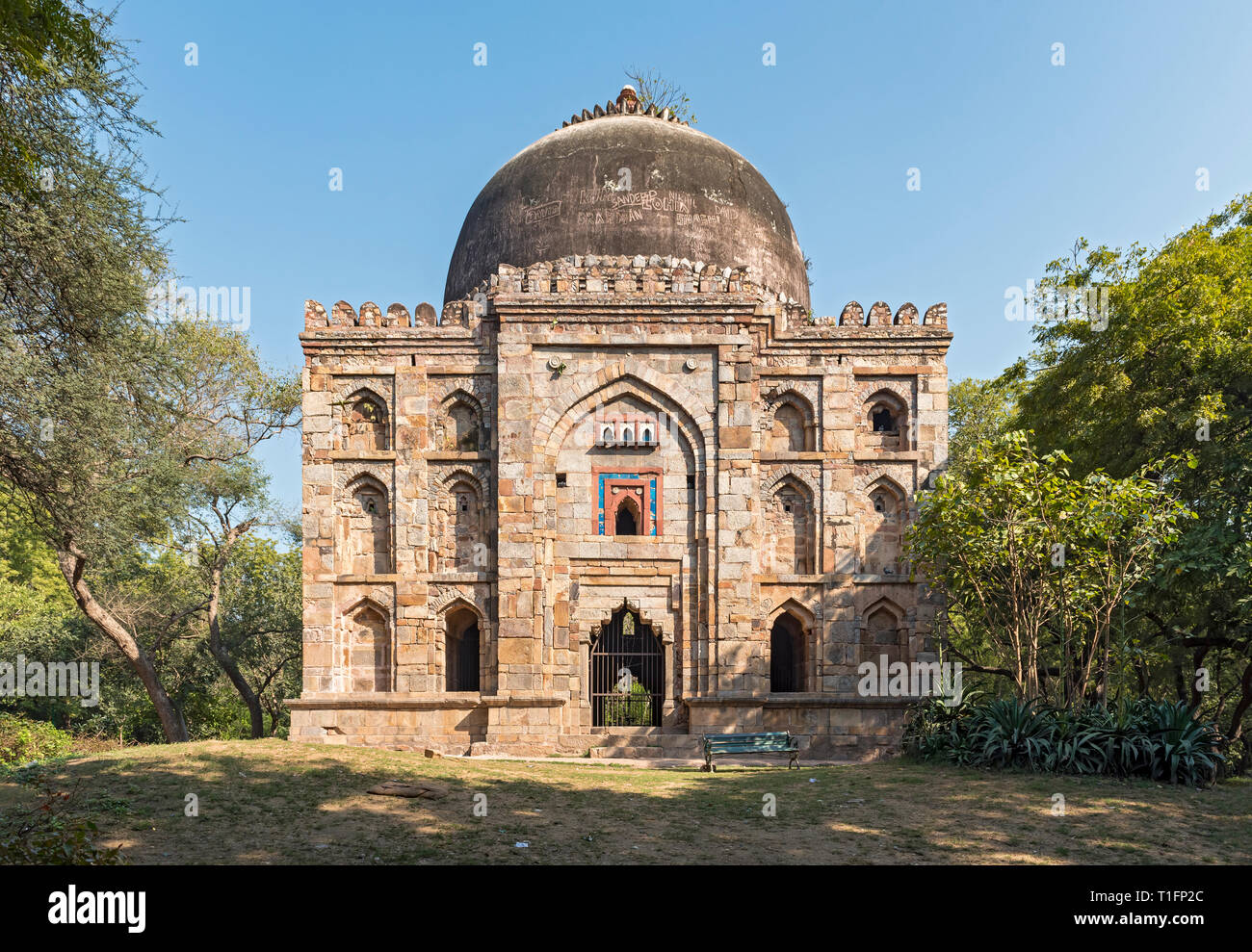 Bagh-I-Alam Ka Gumbad, Hauz Khas, New Delhi, Inde Banque D'Images