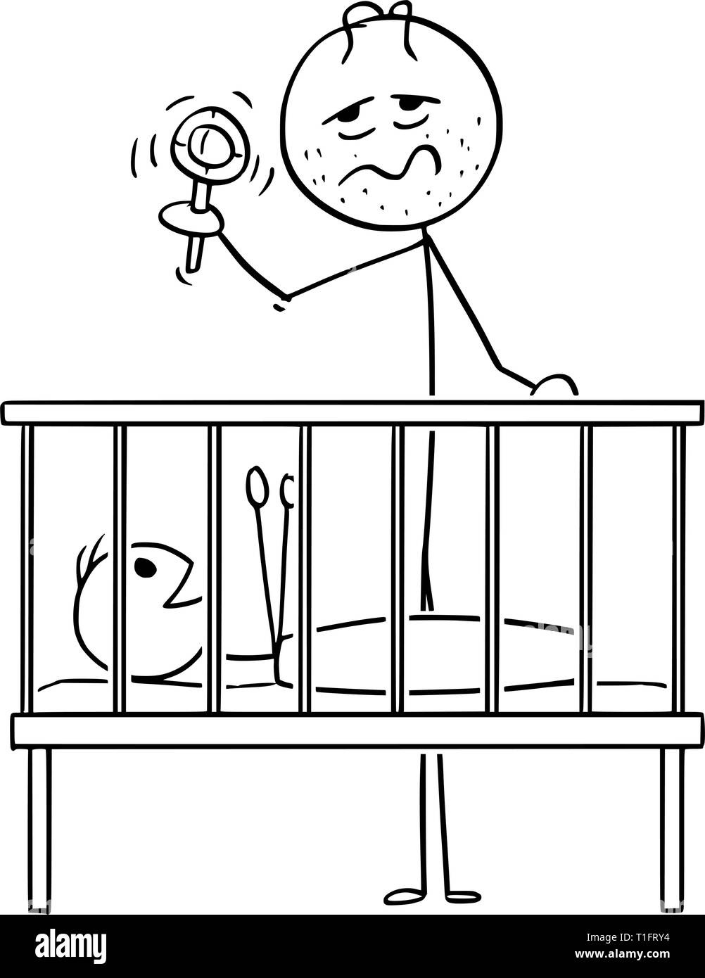 Cartoon Stick Figure Dessin Illustration Conceptuelle De Mort De Fatigue Ou Parents Pere Cuisinier Bebe Dans Lit Bebe Dans La Nuit Avec Rattle Image Vectorielle Stock Alamy Cartoon Stick Figure Dessin Illustration Conceptuelle De Mort De Fatigue Ou Parents Pere Cuisinier Bebe Dans Lit Bebe Dans La Nuit Avec Rattle Image Vectorielle Stock Alamy